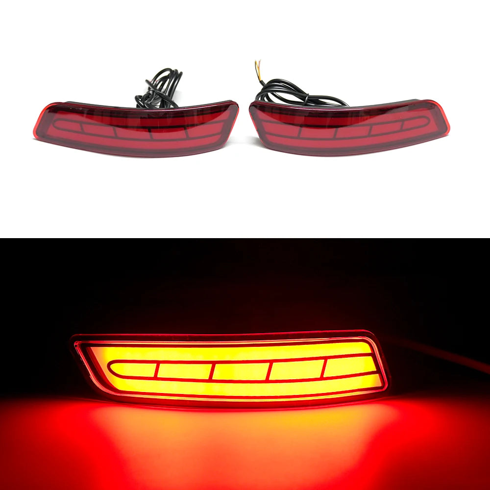 For Toyota Corolla Altis 2014 2015 2016 2017 2018 Drive Brake Turn Signal lamps Dynamic LED Rear Bumper Reflector light