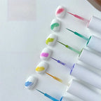 6ml Nail Art 6 Colors  Summer Ice Cream Nail Dye Solution Creative Nail Pattern DIY Design Dye Solution Women Nail Decoration