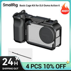 SmallRig Cage Kit for DJI Osmo Action 6 with Handle, Wrist Strap, Built-in Tool