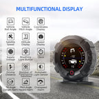 X95 Car GPS Head Up Display Slope Meter Digital Inclinometer Speedometer Off-road Car Pitch Slope Angle Meter Altitude Latitude