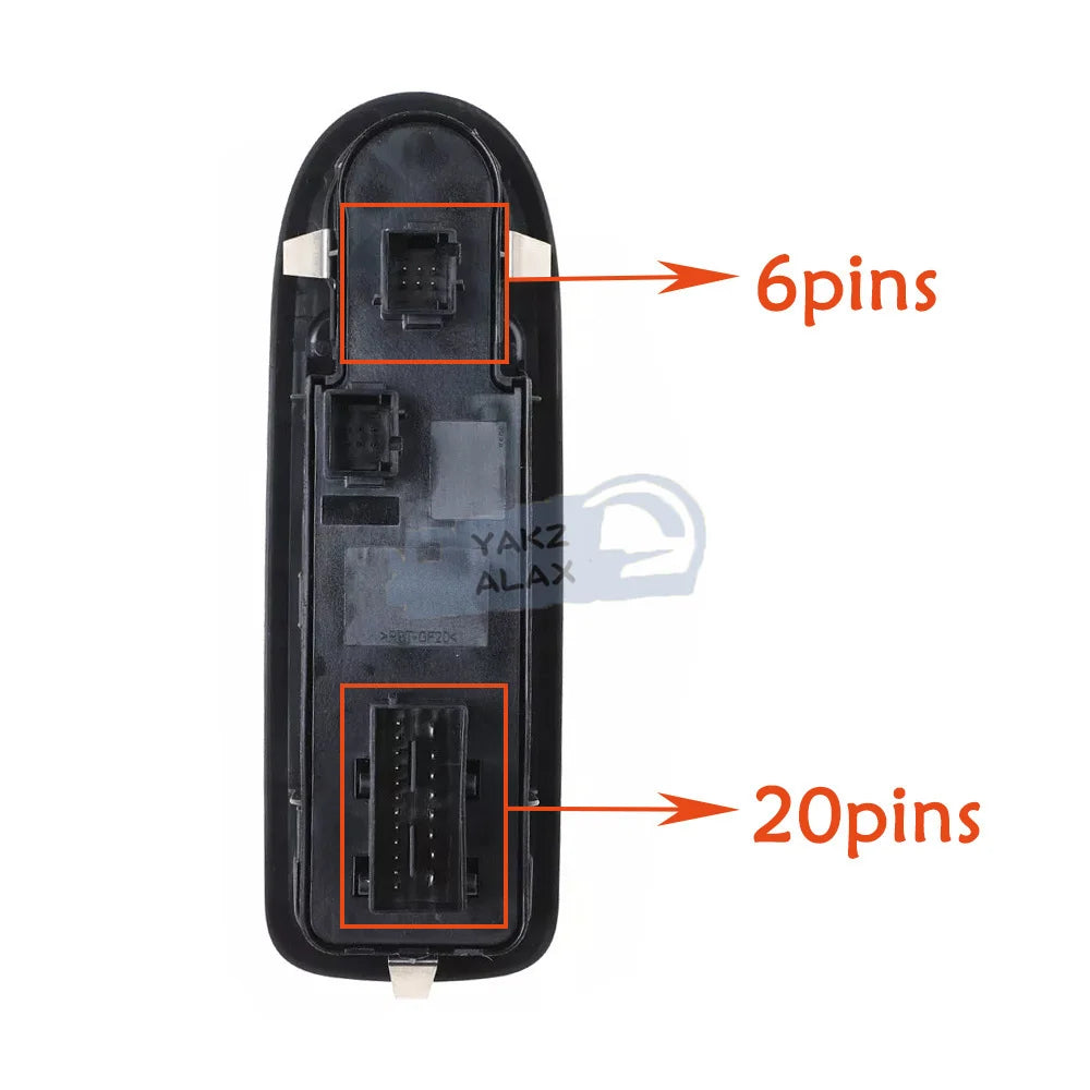 Electric Power Window Control Switch Button for 2007-2013 Peugeot 308 508 Citroen C5 2007-2013 98054508ZD 96644915 98053439