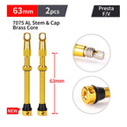 MANA 1Pair Bicycle Presta Valve 40/53/63/78/100mm 7075 Aluminum Alloy For Tubeless Road/MTB/Gravel Bike-ELITEWHEELS Valve