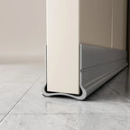 1-4PCS Self-adhesive Door Bottom Sealing Strip Wind and Dust Proof Weather Strip with Soundproofing Felt PVC Flexible Door Strip