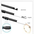 KERUI Industrial Borescope, 3 in 1 Endoscope Camera with 6 LEDs, Type C,IP67 Waterproof, OTG Mini Camera for Pipeline Inspection