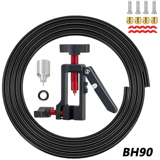 2 in 1 Bike Hydraulic Disc Brake Oil Needle Tools Driver Hose Cutter Cable Pliers Olive Connector Insert BH59 BH90 Install Press