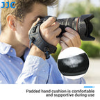 JJC DSLR Camera Hand Grip Strap with Arca Swiss Quick Release Tripod Mount Plate for Canon Nikon Sony Fujifilm Olympus Panasonic