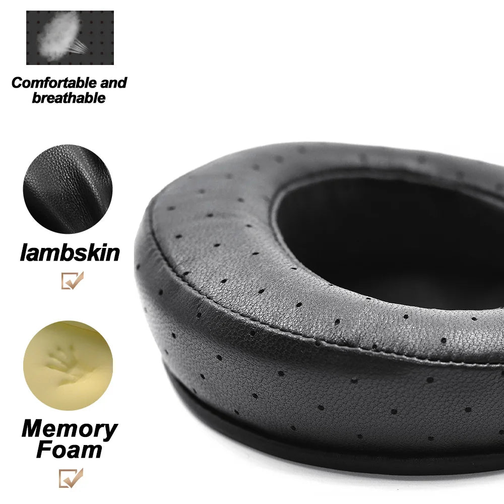 Ear Pads For FiiO HS-FT1A FT1 Sheepskin earmuffs Perforated Sheepskin dermis headphones Memory Covers Sponge