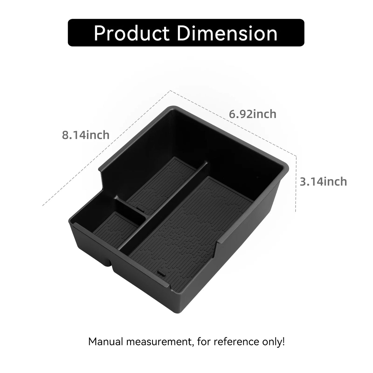 SMABEE Center Console Armrest Box Organizer Tray for BYD Atto 3 Evo 2025-2026 ABS