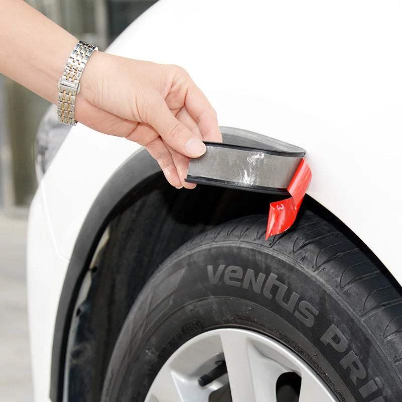 Universal Rubber Fender Flare Wheel Arch Trim Lip Strip, Scratch-Proof, 3-6m x 30-50mm