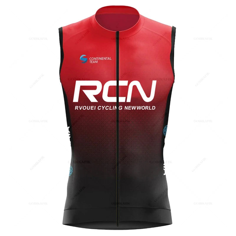 Rvouei Windproof Cycling Jersey Vest Sleeveless Lightweight Breathable, Sizes XS-5XL