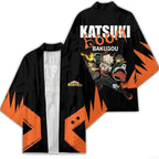 Japanese Style Kimono Cardigan Cloak 3D Printed Feather Pattern Cosplay Robe, Sizes XS-3XL