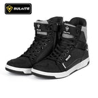 Men Motorcycle boots Breathable Anti-fall Rider Road Racing Casual Shoes Boots Gear Shift Rubber Sole Reflective Motorbike Shoes