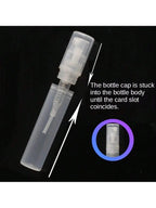 50/100/batch 2ml3ml5ml plastic snap bottle leakproof mini perfume bottle lightweight portable moisturizing spray bottle