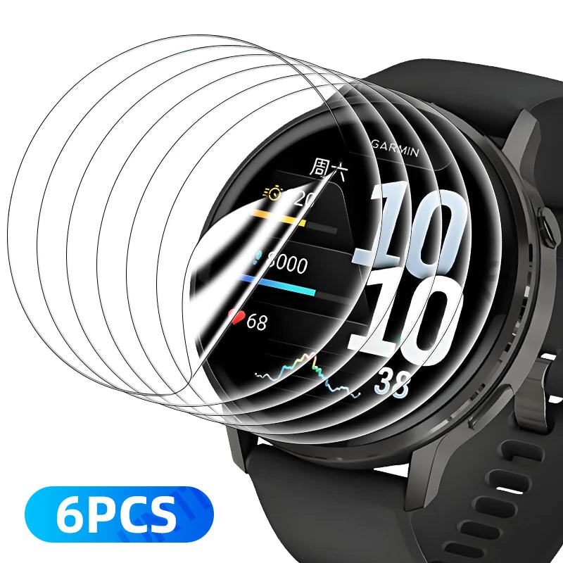 Screen Protector for Garmin Venu 4 45mm 41mm Anti-scratch Hydrogel Film，HD Clear Full Coverage Soft Protective Film Accessories