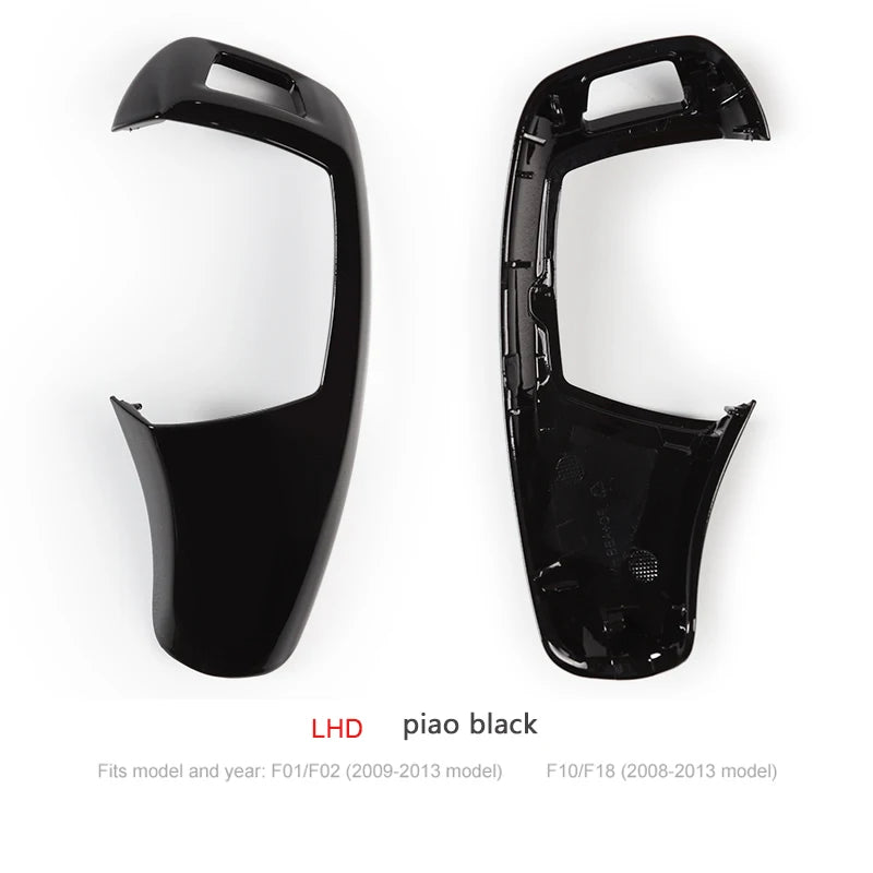 For BMW Old Model  F10 F18 F01 F02  Interior Replacement Parts Gear Shift Knob Cover Trim Shifter Lever Panel 2008-2013
