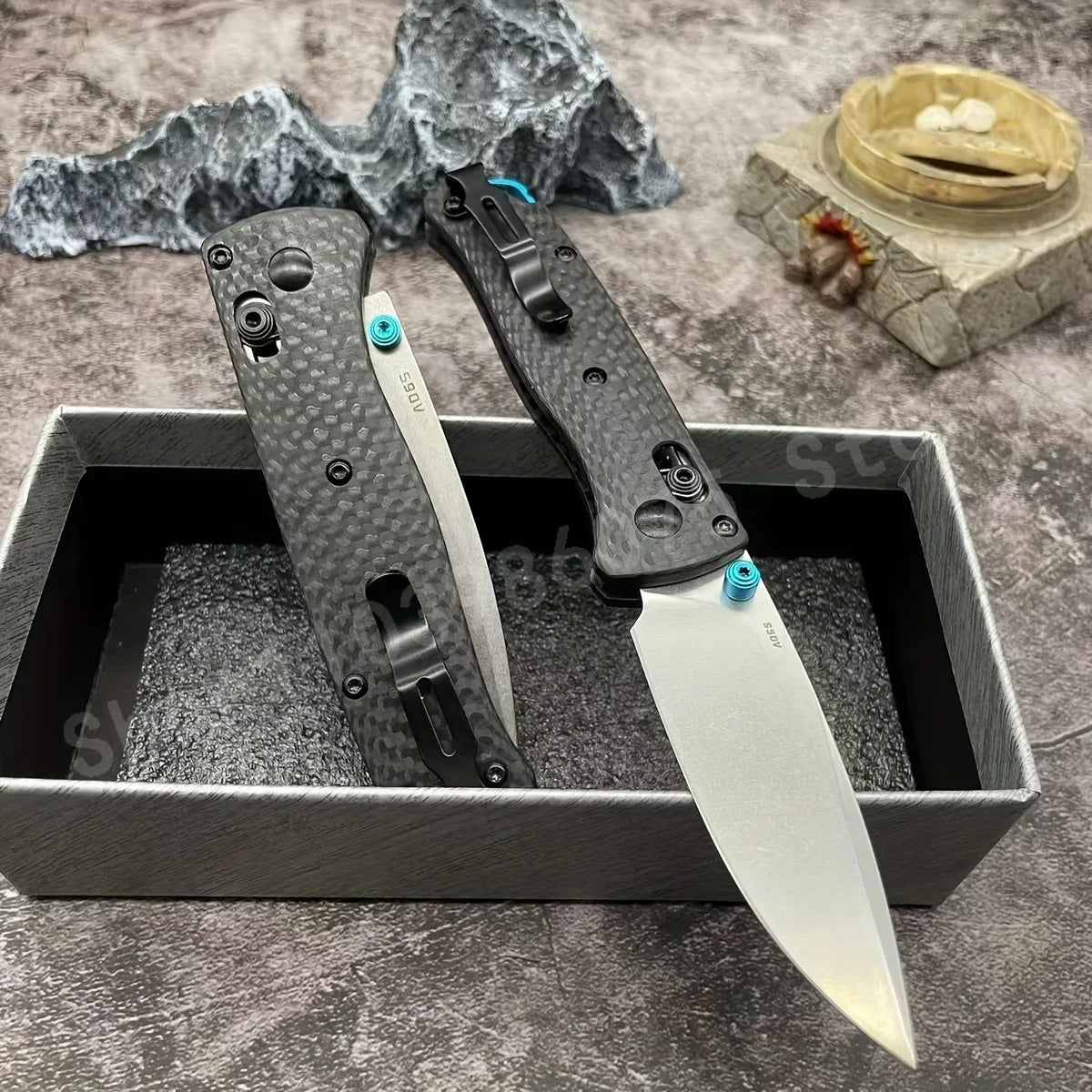 BM 535-3/533-3 Bugout Pocket Knife Outdoor Tactical Camping EDC Utility Cutting Knife Portable Knife for Picnic and Barbecue