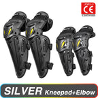 Motorcycle Knee Pad Elbow Protective Combo Knee Protector Equipment Gear Outdoor Sport Motocross Knee Pad Ventilate Four Seasons