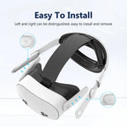 Upgraded Adjustable Head Strap For Quest 3/3S Replacement Headband For Quest 3S Comfort Wear Elite Strap Headwear VR Accessories