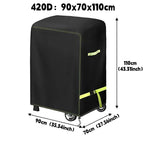 420D  Outdoor BBQ Cover,Marine Barbecue Stove Protective Hood,Lightweight And Portable,Dust BBQcover,Waterproof Barbecue Hood