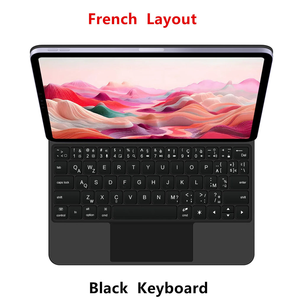 Backlight Magic Keyboard for iPad Pro 11 13 M5 2025 Case for iPad Air 11 13 Inch 2026 M4 M3 M2 Case Pro 13 11 M4 Smart Cover