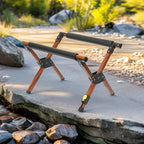 Outdoor Foldable Cooler Stand Camping Foldable Alloy Icebox Stand Mountaineering Support Rack Multi-Functional Non-Slip Stand