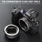 Nikon Z Auto Focus Viltrox DG-Z  AF Macro Extension Tube Lens Adapter for Nikon Z mount Camera Lens Z6 II Z7 Z50 Z7 II Z5 Z9 Zfc