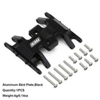 INJORA Brass/Aluminum Skid Plate Transmission Mount for 1/24 RC Crawler Axial SCX24 Upgrade Parts