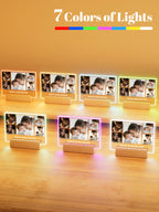 Custom photo asymmetric 3D light decoration bedroom nightlights, holiday decorations, gifts for friends and family