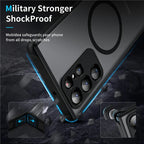 Suitable for Samsung S25 S24 S23 S22 Magnetic Mobile Phone Cases A52 A53 A73 Matte Anti-fall Protective Samsung S25 Ultra Case