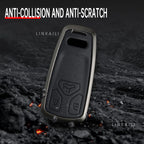 Suitable for Audi A5 Sports 2017 2019 2021 2022 Zinc Alloy Car Key Case Leather Fashion Car Keychain Auto Accessories