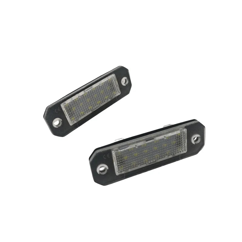 2Pcs For VW Transporter T5 2003-2015 T6 For Caddy 2004-2017 Tail White LED License Plate Light Number Plate Lamp Assembly