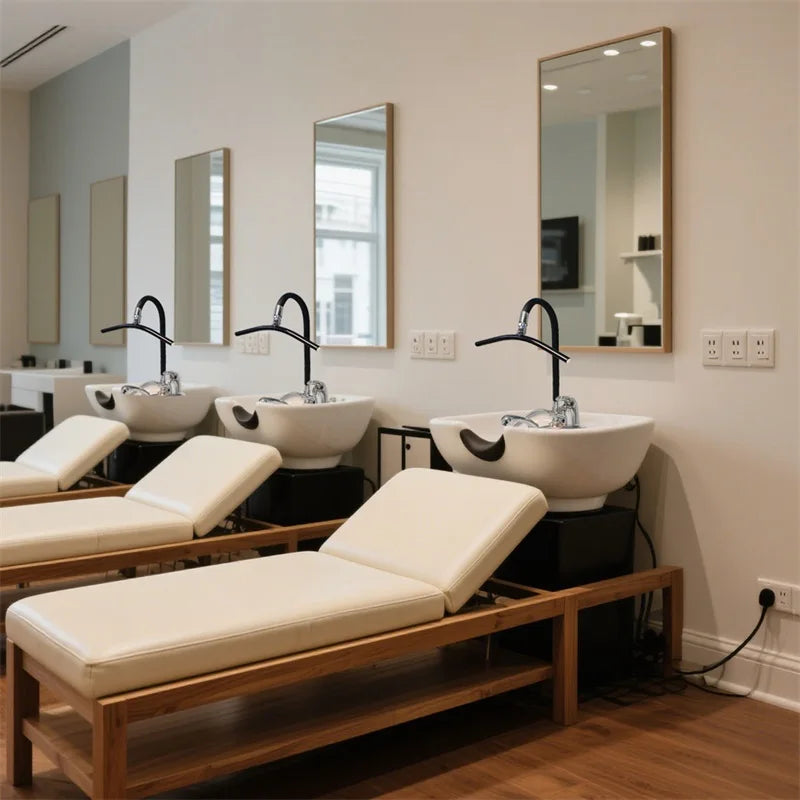 Beauty Salon Head Spa Waterfall Outlet Professional Water  Waterfall Frame for Shampoo Washbasin Sink Accessory