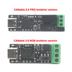 CANable 2.0 USB To CAN Cangaroo Candlelight CAN-FD SLCAN Firmware Debugger CAN Bus Analyzer Debugging Software Communication