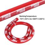 RUNSCO 4Ply Silicone Straight Hose 1 Meter Car Engine Universal Coolant Intercooler Turbo Tube Air Intake Piping water hose Pipe