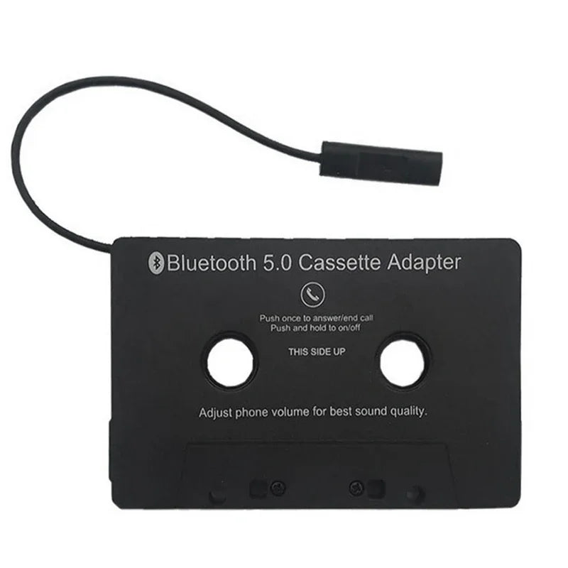 Bluetooth 5.0 voiture Audio stéréo Cassette véhicule Bluetooth bande Cassette lecteur voiture MP3 mains libres Phonebook pour Ip