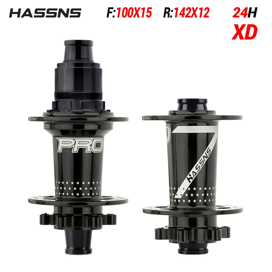 HASSNS PRO7 HG/XD/MS  Bicycle Hub 24/32Holes J-Bend Spokes THRU Axle 12X142/148MM   Sealed Bearing for  Mountain Bike Freehub