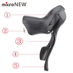 MicroNEW Road Bike Shifter 3x7 3x8 3x9 3x10 Speed Brake Levers Bicycle 2x7 2x8 2x9 2x10 Speed Front Derailleur For Shimano