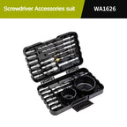 Worx WA1626 WA1626.1 WA1149 Drill Bits Set with Phillips Hexagon Torx Extend Rod Twist Sleeve Hole Bit