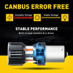 AUXITO 2Pcs BAU15S PY21W LED Canbus Error Free S25 1156 BA15S P21W LED Amber Indicator Bulb No Hyperflash Car Turn Signal Light