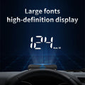 M3 Auto OBD2 GPS Head-Up Display Auto Electronics HUD Projector Digital Speedometer Obd2 Display  Windshield Big Font projection