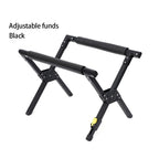 Outdoor Camping Folding Refrigeration Rack Foldable Alloy Ice Bucket Rack Hiking BBQ Picnic Stand Luggage Rack Anti Slip Rack