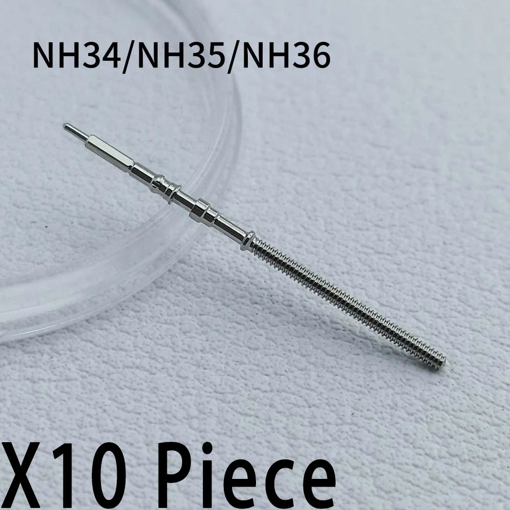 NH35 Stems 10Pcs/3Pcs Movement Watch Stem Crown Kit Watch Parts For NH34 NH35 NH36 VK63 Miyota8215 Stem Spare Parts High Quality