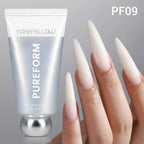 YOKEFELLOW PUREFORM Poly Gel Nail Extension Gel 50g Hard Builder Gel Pink Red
