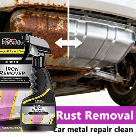 Car Rust Remover Quick Remover  Exhaust Pipe Rust Removal Spray Cleaning Metal Iron Powder Old Cars To New