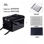32L Extra Large Cooler Bag Car Ice Pack Insulated Thermal Lunch Pizza Fresh Food delivery Container Refrigerator