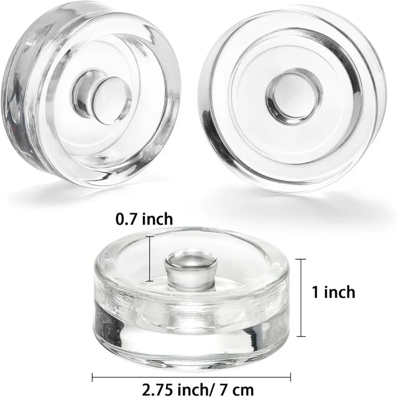 Wide Mouth Fermentation Weight Lid Household Small Glass Fermenting Weight Jars Cover Kitchen Supplies Homemade Pickling Food
