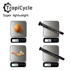 Tropicycle MTB Road Bike Thru Axle Front Fork Shaft Skewers M12x1.0 M12x1.5 12x142/162/174 12x100/110mm Aluminum alloy Bike Axle