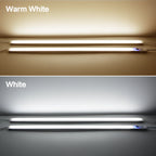 Kitchen Under Cabinet Sensor LED Lighting Kit Linkable LED Bar Light Hand Sweep Dimmable Switch Counter Shelf Workbench Closet