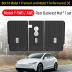 Floor Mats for 2026 2025 Tesla Model Y RWD AWD Trunk Mats Cargo Liner Frunk Backrest Mat Pads Accessories (Standard Models Only)
