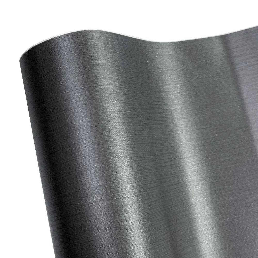 Brushed Aluminum Car Stickers Waterproof Vinyl Wrap Film Self Adhesive Matte Air Release PVC Protection Stickers Car Accessories